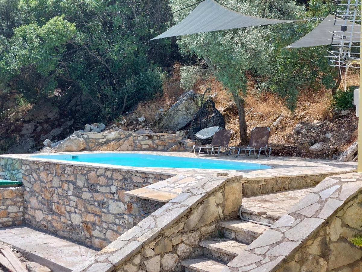 Villa Sunrise With Stunning Views And Private Pool Κατωχώρι Εξωτερικό φωτογραφία