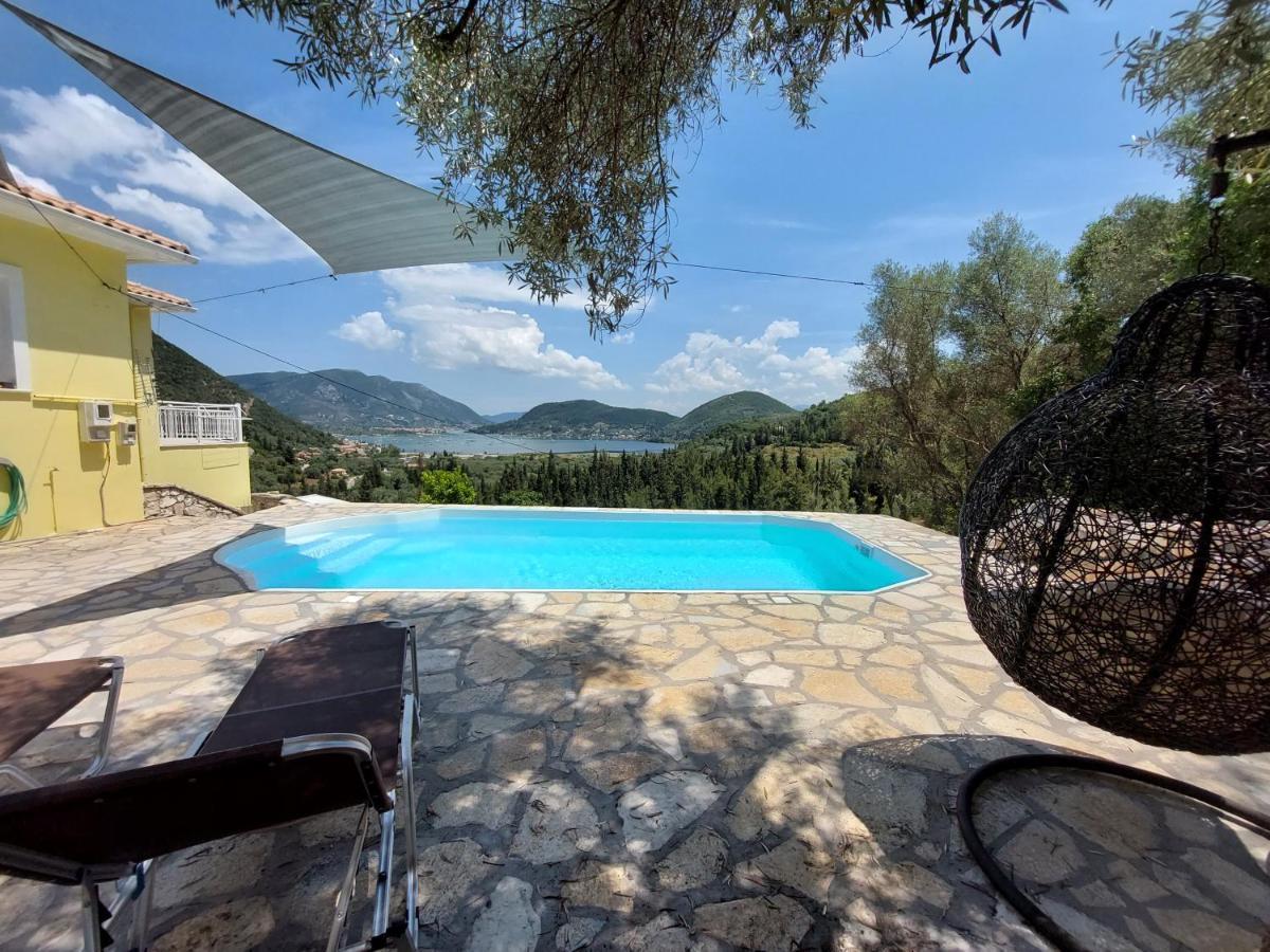 Villa Sunrise With Stunning Views And Private Pool Κατωχώρι Εξωτερικό φωτογραφία